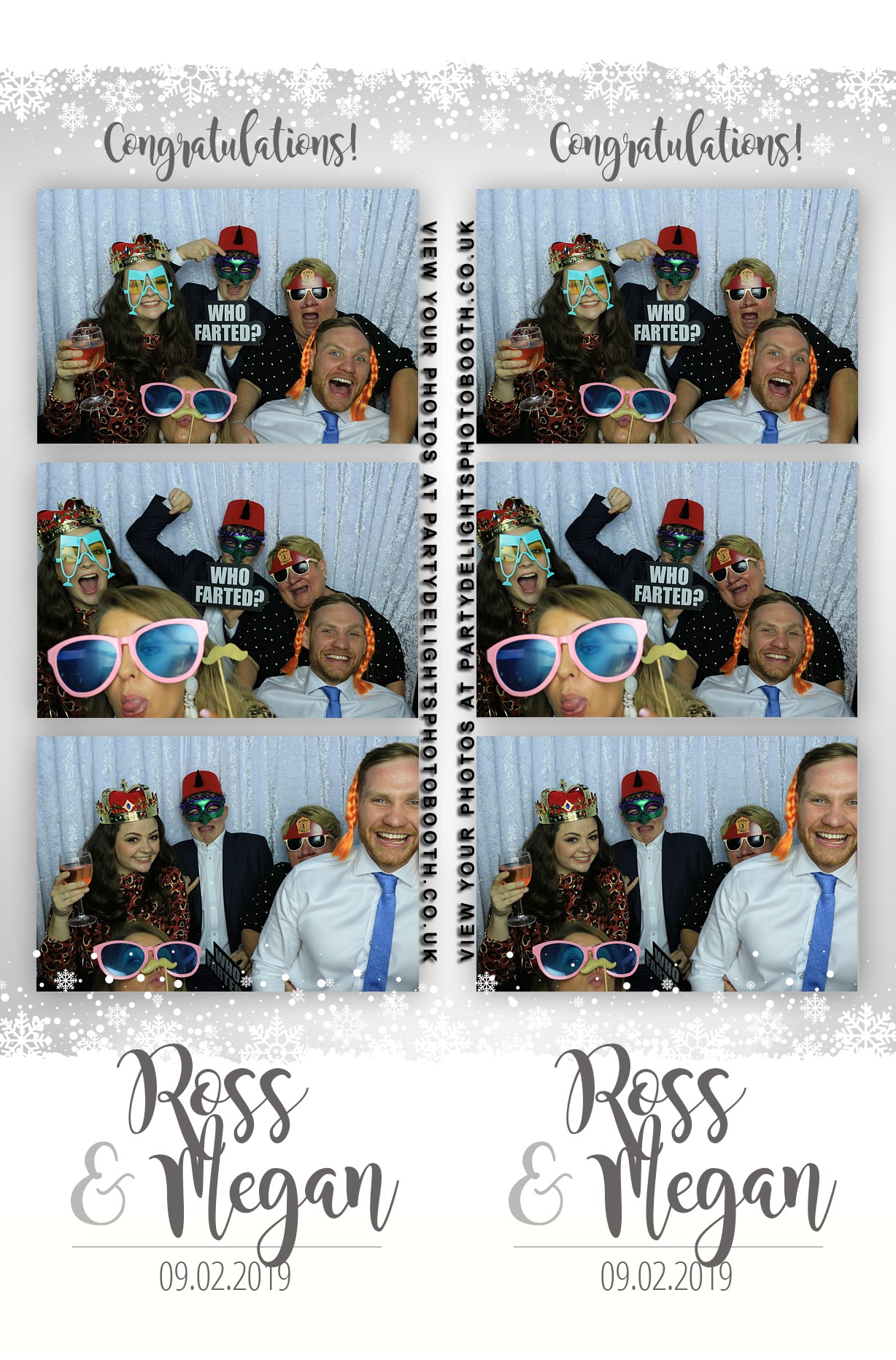 Ross and Megan’s Wedding - Prints | View more photos from the event at gallery.partydelightsphotobooth.co.uk/u/PartyDelightsPhotoBooth/Ross-and-Megan’s-Wedding-Prints
